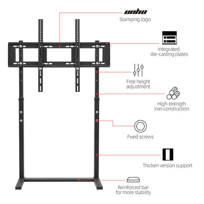 TV Stand Base Mount Bracket Swivel for 32-100 LED LCD