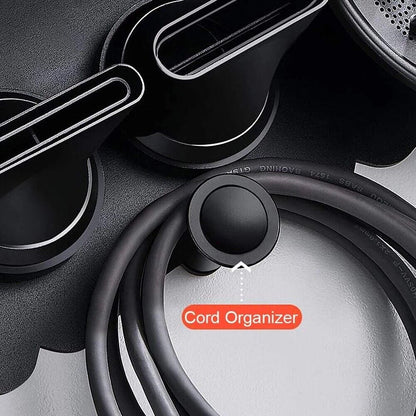 Magnetic Wall Mount Hair Dryer Holder for Dyson - Black Metal