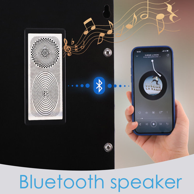 Crystal Vanity Mirror 80CM LED Bluetooth Magnifying