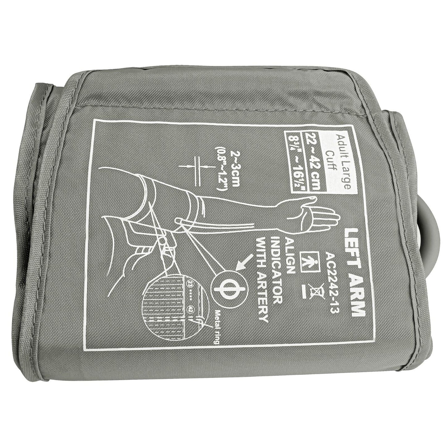 Bluetooth Blood Pressure Monitor, Large Cuff 22-42cm, Digital, Smartphone Compatible