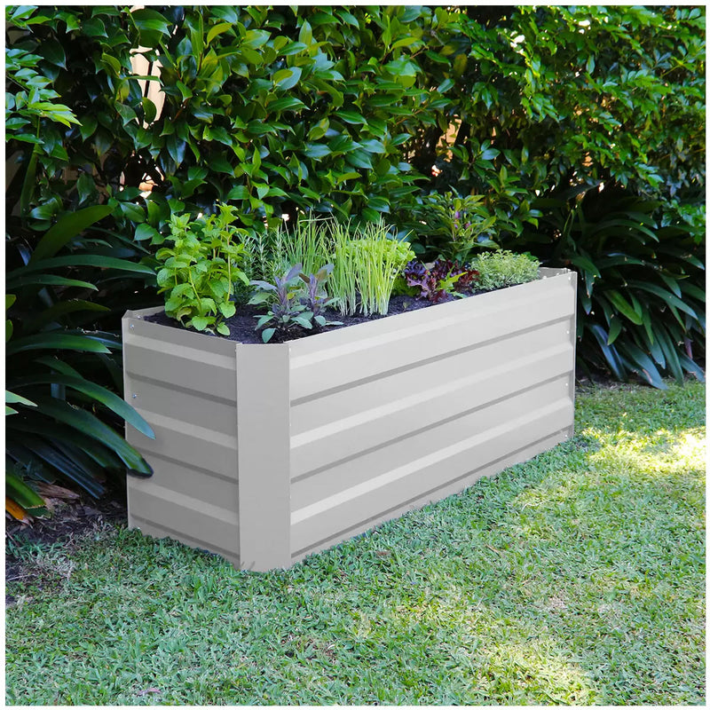 Slimline Garden Bed 120 x 45 x 45cm White