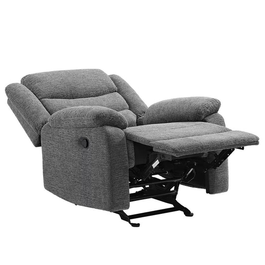 Fabric glider recliner