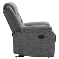 Fabric glider recliner