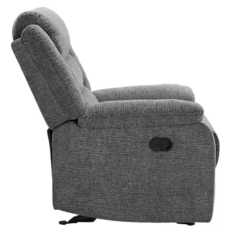 Fabric glider recliner