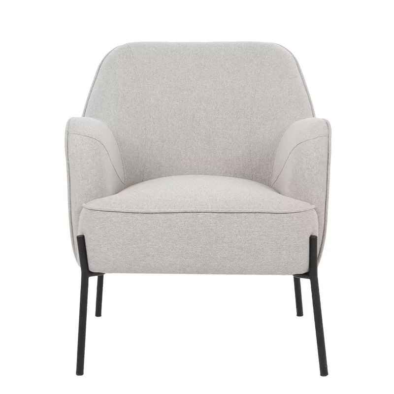 Hugo upholstered armchair ivory