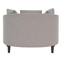 Accent Chair with Storage Ottoman