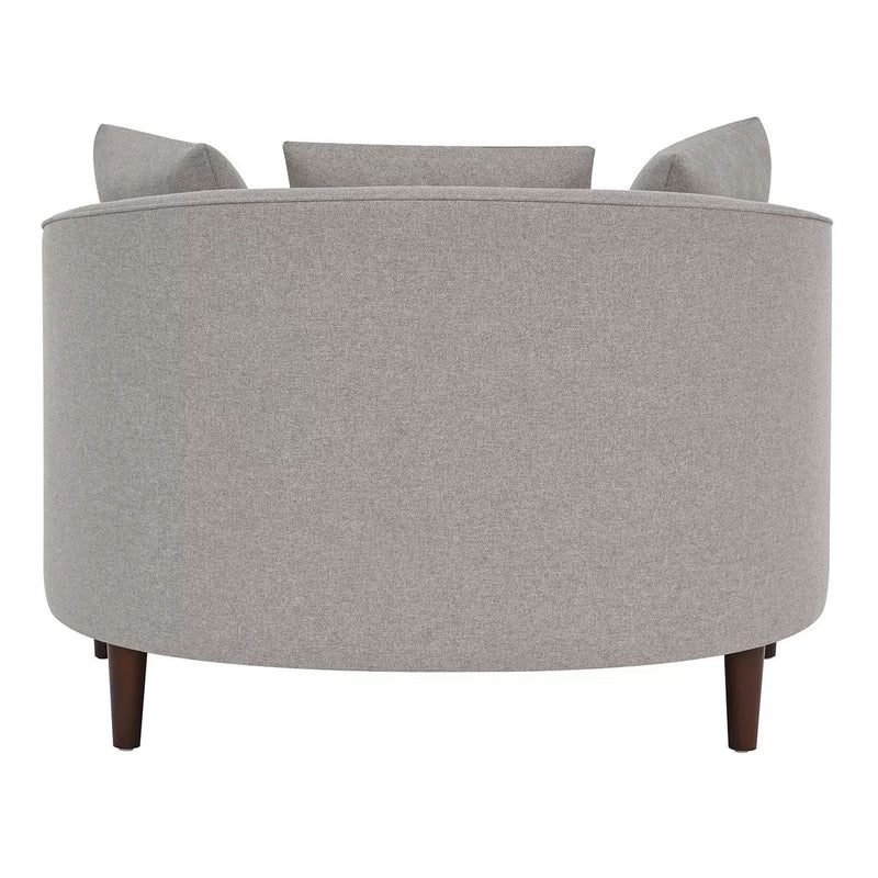 Accent Chair with Storage Ottoman