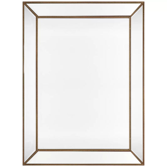 Zeta wall mirror large antique gold