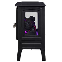 Infrared electric fireplace stove heater