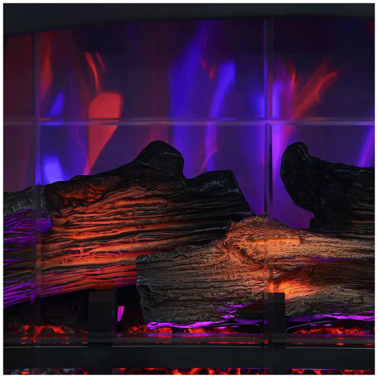 Infrared electric fireplace stove heater