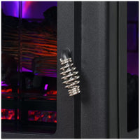 Infrared electric fireplace stove heater