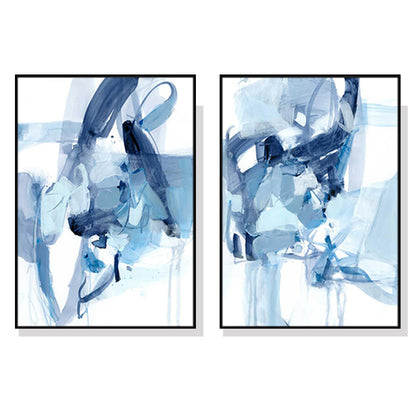 Wall Art 100cmx150cm Saturday Night 2 Sets Black Frame Canvas