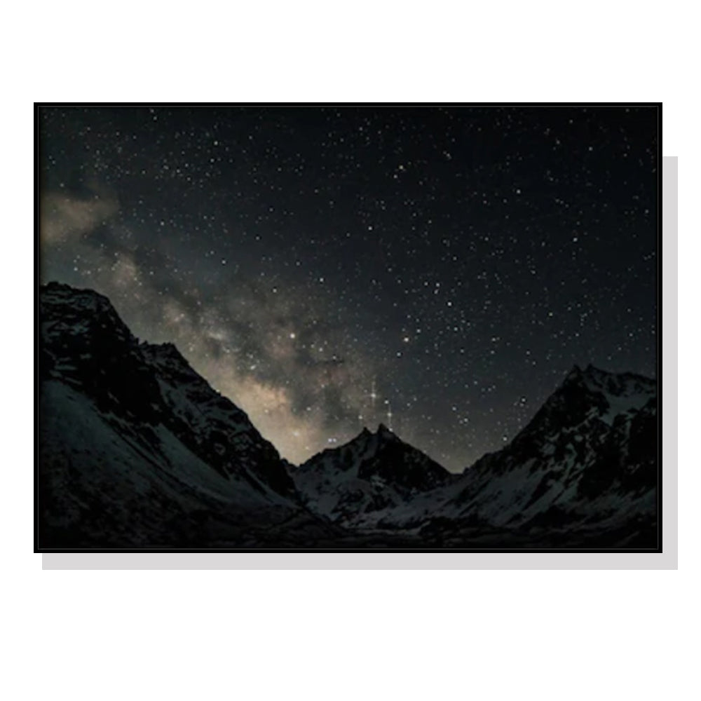 Wall Art 40cmx60cm Night Court Black Frame Canvas