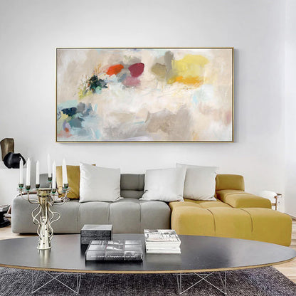 Wall Art 60cmx120cm Abstract Crystal Gold Frame Canvas