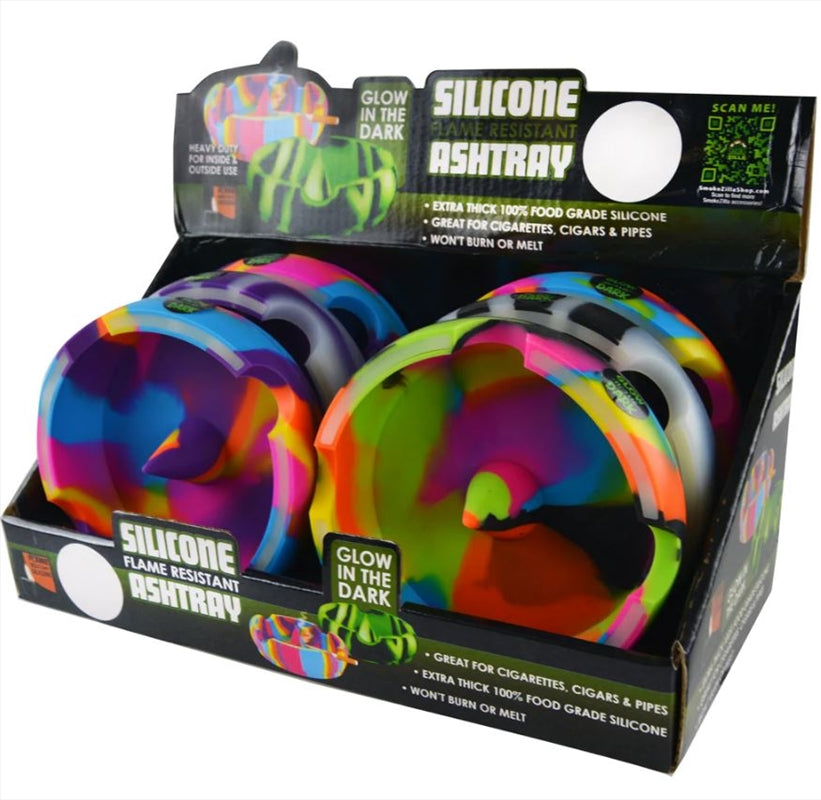 Silicone Ashtray Spike (Glow In The Dark) (SENT AT RANDOM)