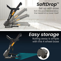 Proflex TRX9s Electric Treadmill, Large Size, 450mm Belt, 10-inch display, Foldable, Suspension, Auto Incline, WiFi, Bluetooth, Pulse Sensors