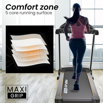 Proflex TRX9s Electric Treadmill, Large Size, 450mm Belt, 10-inch display, Foldable, Suspension, Auto Incline, WiFi, Bluetooth, Pulse Sensors