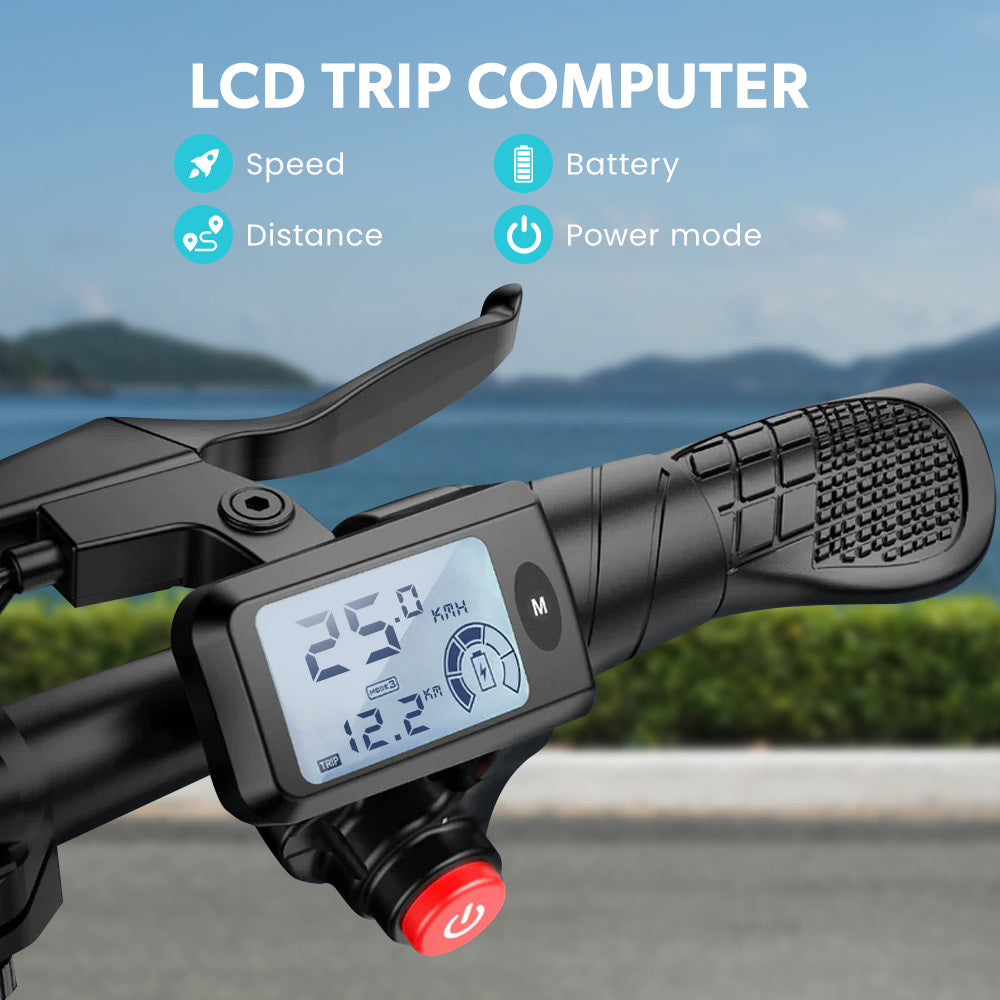 VALK Electric Scooter with Seat, Disc brakes, 12" Tyres, AU Compliant, for Adults, Teens, Commuter, Black