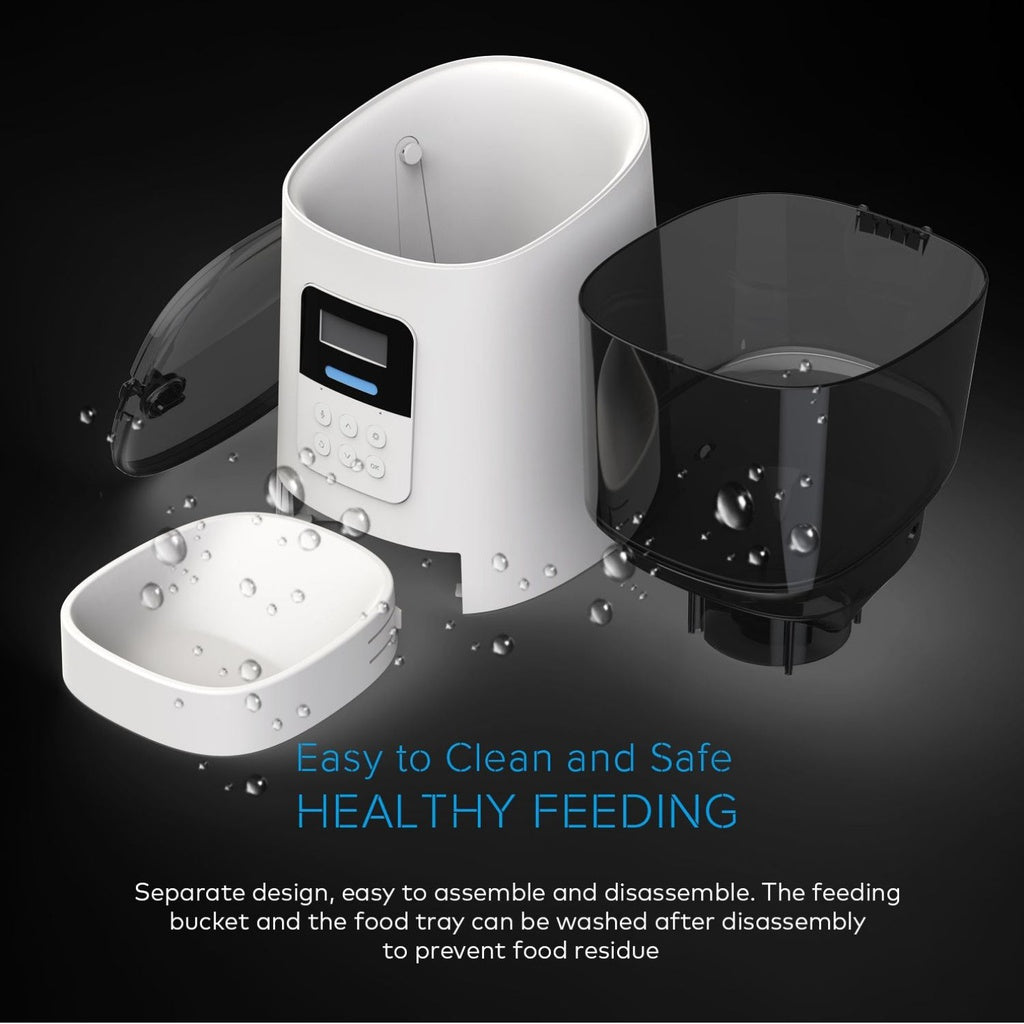 Floofi Smart Pet Feeder with Camera - Black - FI-FD-110-CX