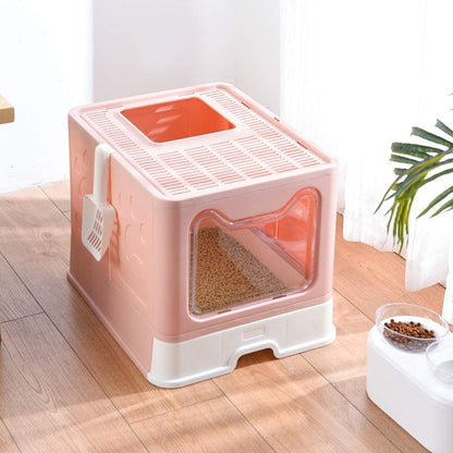 Floofi Foldable Litter Box Pink