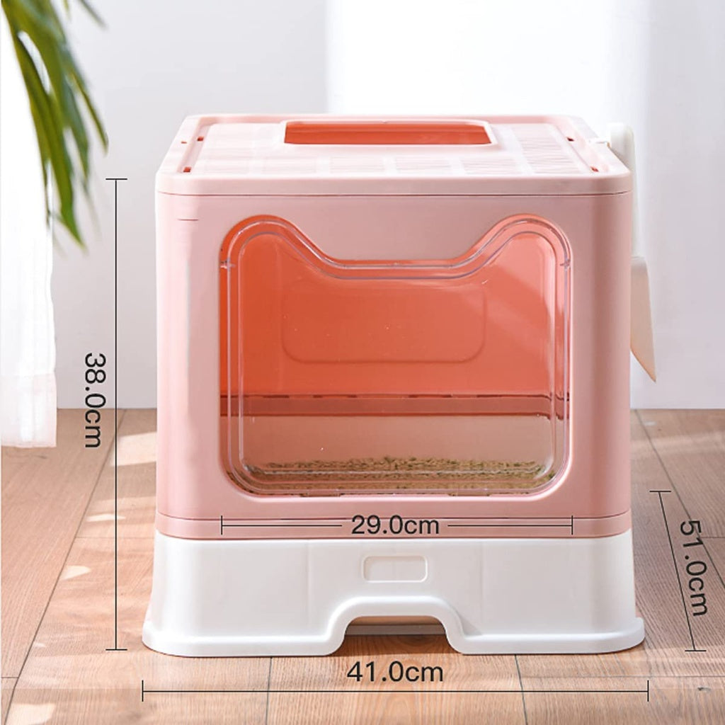 Floofi Foldable Litter Box Pink