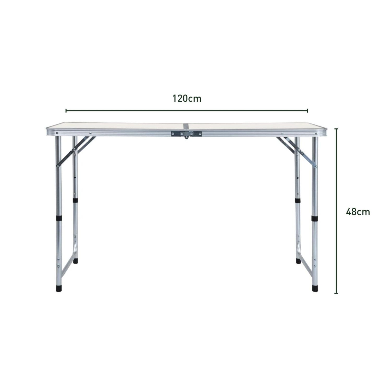 KILIROO Camping Table 120cm Silver (With 4 Chair)