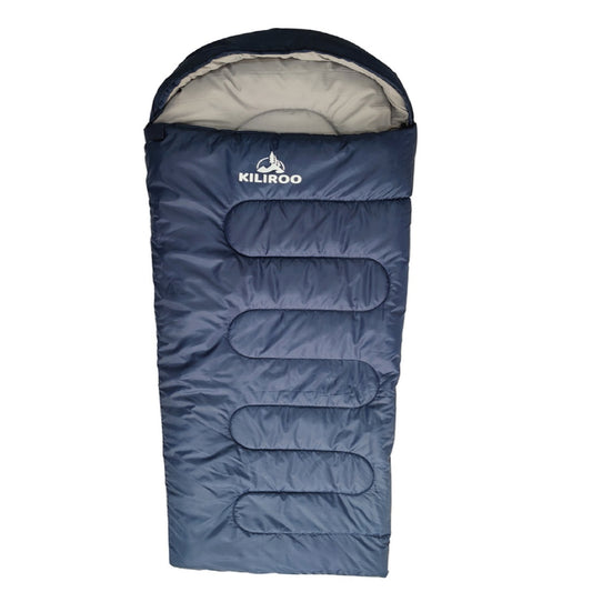 KILIROO Sleeping Bag 350GSM Navy Blue