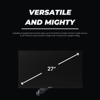 Neotez SAGITTA Pro Duo 27" Pole Monitor Arm