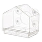 NOVEDEN Window Bird Feeder with Removable Tray Drain Holes and 4 Suction Cups (Transparent) NE-WBF-100-HSXY