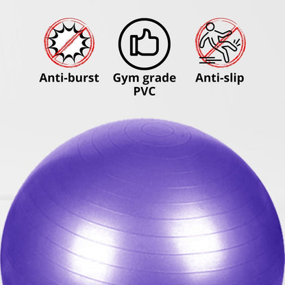 VERPEAK Yoga Ball 65cm (Silver)