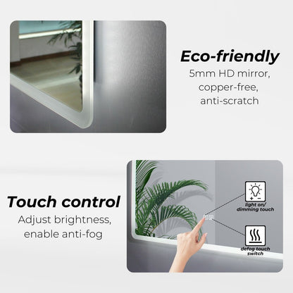 GOMINIMO LED Bathroom Mirror HB-BM-100-J