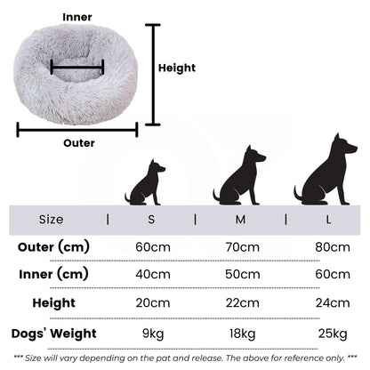 Floofi Pet Bed 60cm (Grey)