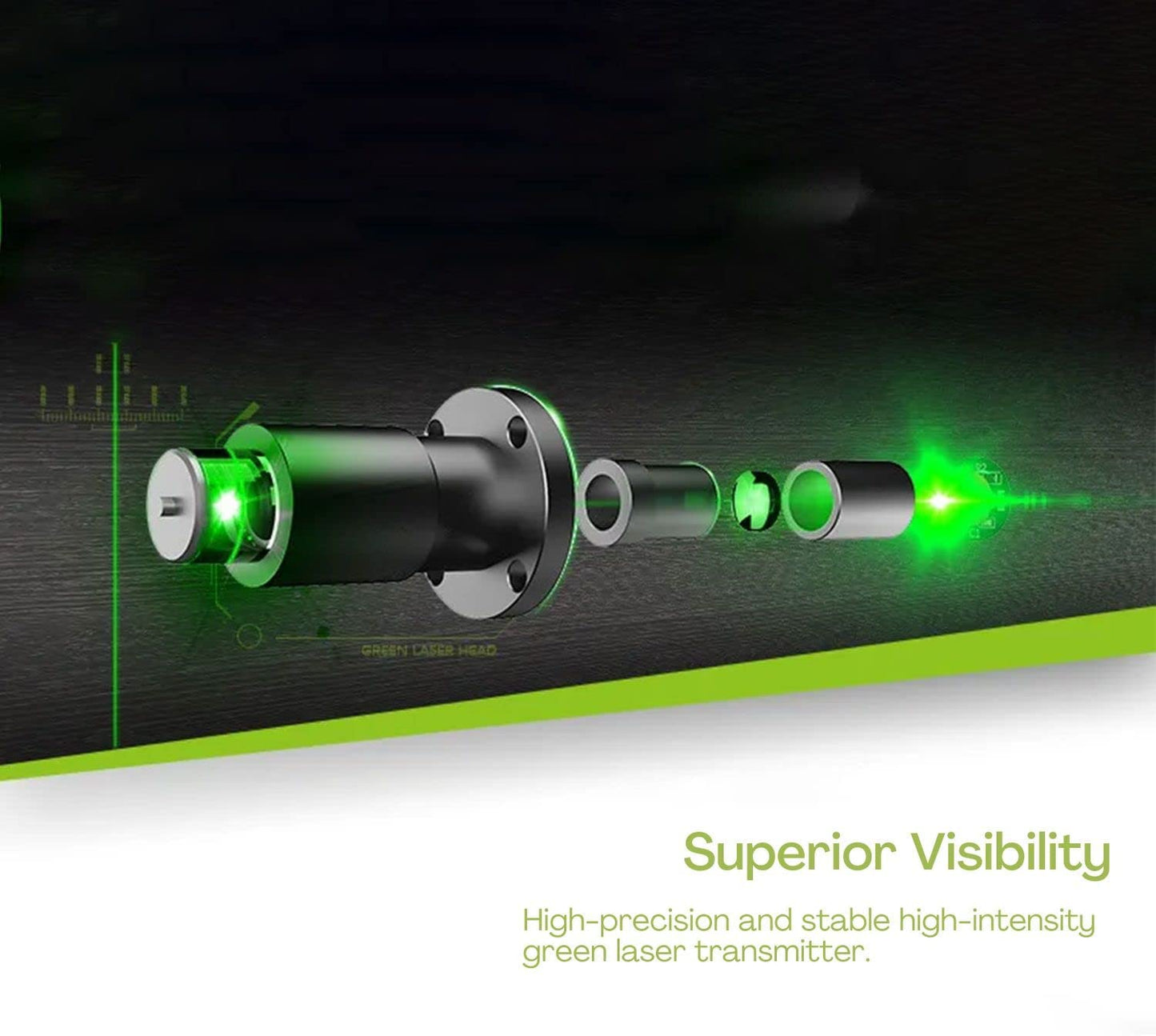 RYNOMATE Laser Level Green Light 16 Lines