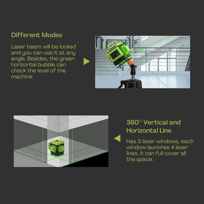 RYNOMATE Laser Level Green Light 16 Lines