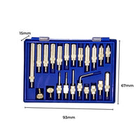 RYNOMATE Dial Indicator Gauge Magnetic Base with 22 Indicator Point Set (Blue)