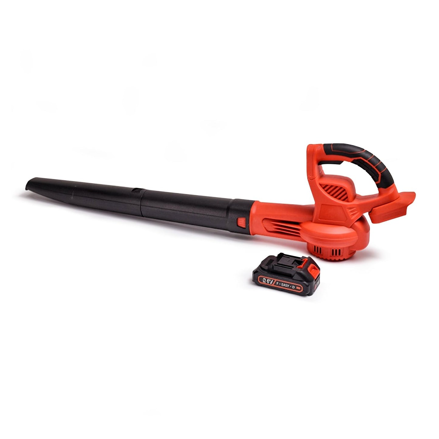 RYNOMATE 21V Cordless Leaf Blower with Lithium Battery and Charger Kit (Red and Black)