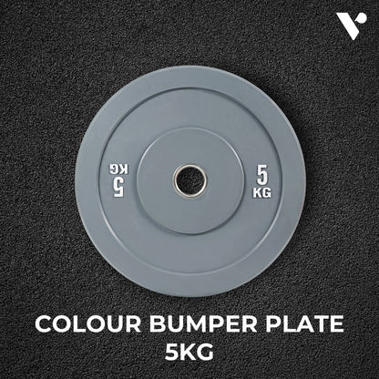 Verpeak Colour Bumper Plate 5KG x 2 Gray