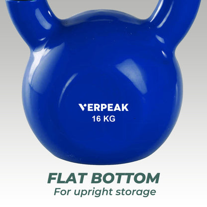 Verpeak Vinyl Kettlebell 6kg Turquoise