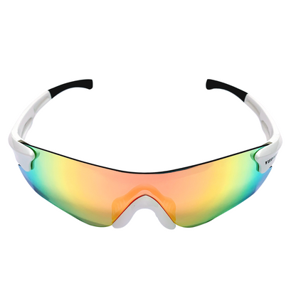 Verpeak Sport Sunglasses Type 2 (White frame with black end tip)