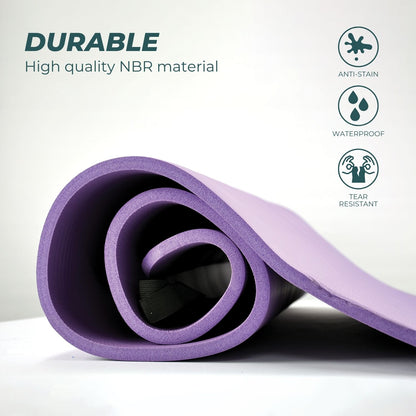 Verpeak NBR Yoga Mat 2.0CM Purple