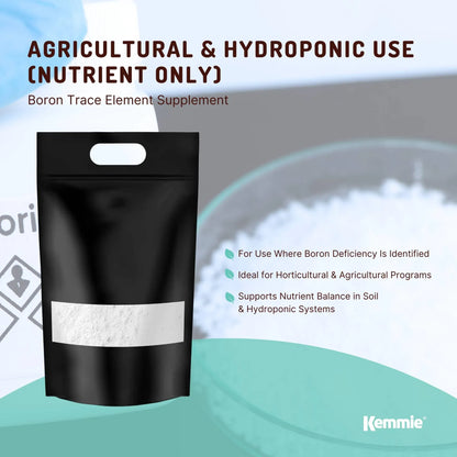 20Kg Boric Acid Powder 99.9% Pure - Soluble Orthoboric Acid H3BO3