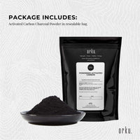 Orku 50g Activated Carbon Powder Coconut Charcoal -  Water Filtration