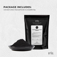 Orku 400g Activated Carbon Powder Coconut Charcoal - Water Filtration