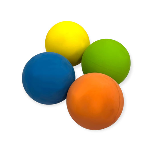 Social Hike High Bounce Hand Balls 4 Colour Pack - Rubber Super Bouncing Set