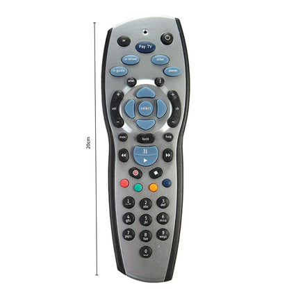 Tooleroo PayTV Remote Control Compatible with Foxtel MYSTAR SKY NZ - Silver