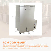 70L Electric Chicken Scalder Machine - Stainless Steel Poultry Turkey Scalding