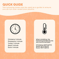 70L Electric Chicken Scalder Machine - Stainless Steel Poultry Turkey Scalding