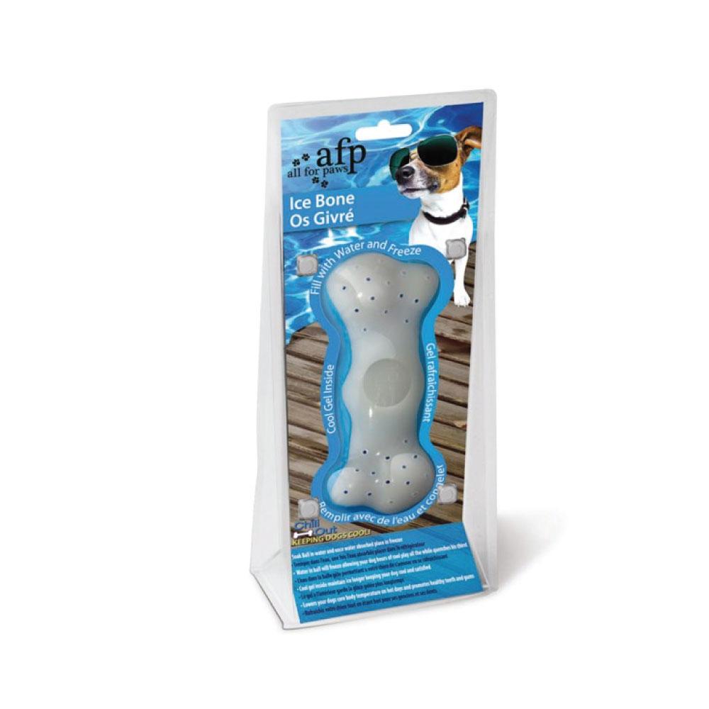 Dog Freezable Bone Ice - Chill Out Cooling Gel Teething Gum Toy Chews AFP