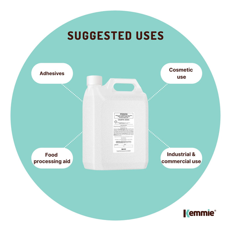 Bulk 10Kg Caustic Soda Pearls Food Grade Sodium Hydroxide Lye NaOH Soap Making