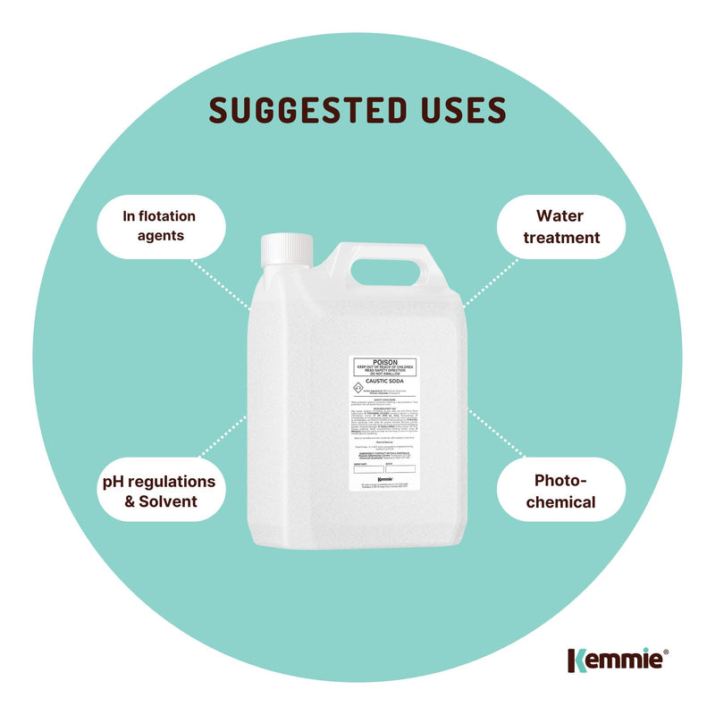 Bulk 10Kg Caustic Soda Pearls Food Grade Sodium Hydroxide Lye NaOH Soap Making